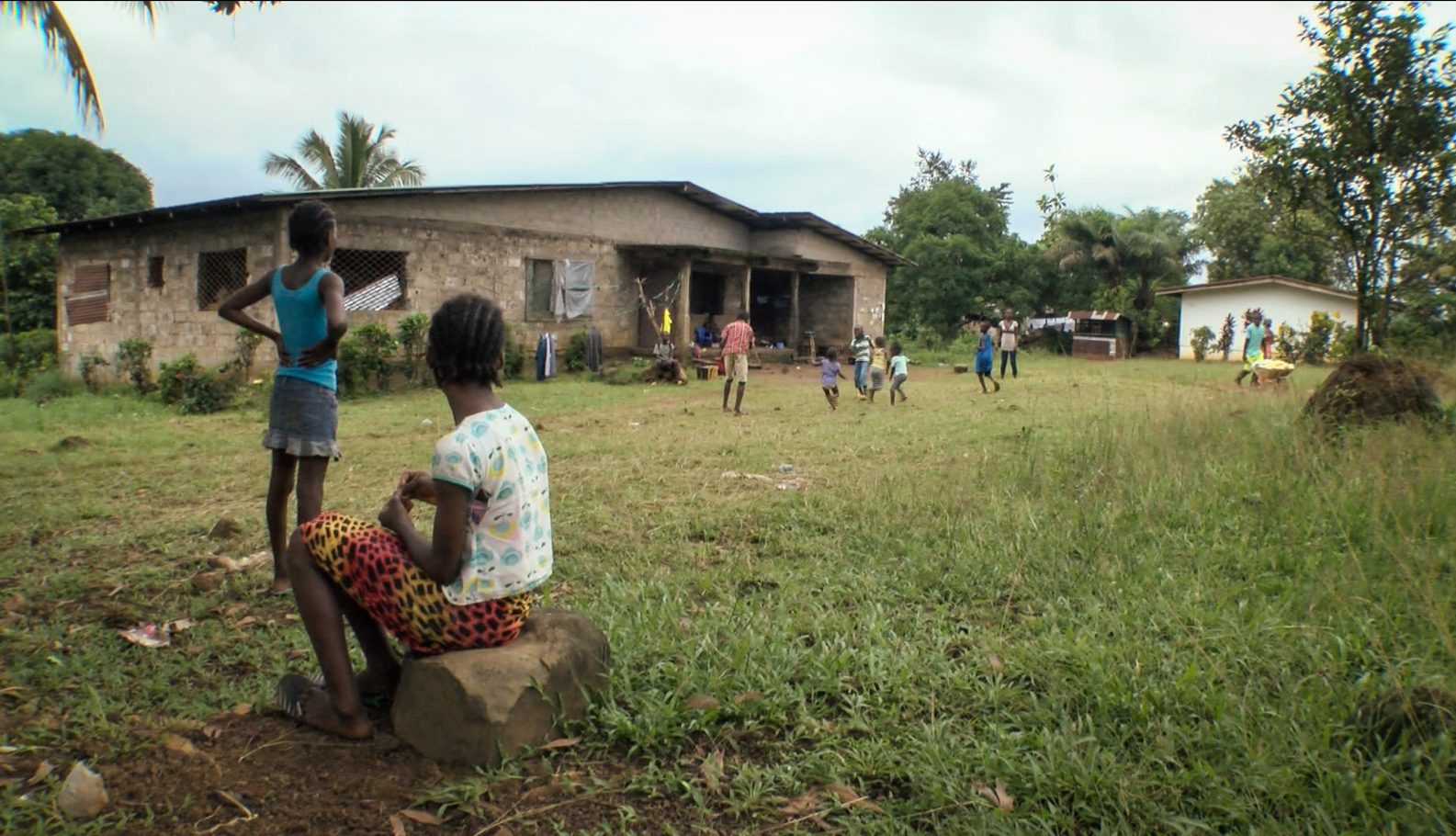 Ebola orphans cannot play with the kids of their community